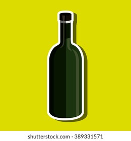 wine icon design 