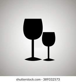 wine icon design 