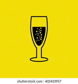 wine icon design 
