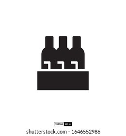 wine icon, design inspiration vector template for interface and any purpose