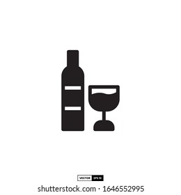 icono del vino, diseño inspirador vectorial plantilla para interfaz y cualquier propósito