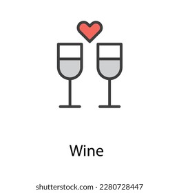 Wine icon design stock illustration