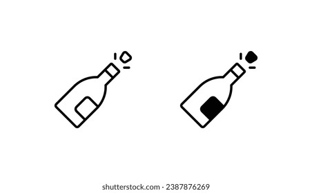 Wine icon design with white background stock illustration