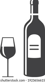 wine icon. drink icon vector