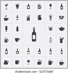 wine icon. drinks icons universal set for web and mobile