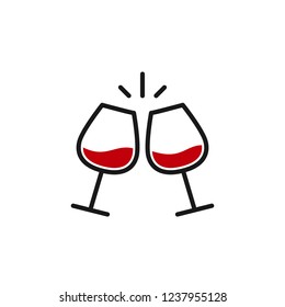 Wine icon. Editable vector 64x64 Pixel. 