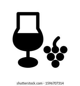 wine icon isolated sign symbol vector illustration - high quality black style vector icons

