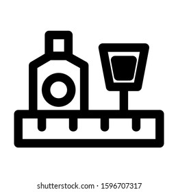 wine icon isolated sign symbol vector illustration - high quality black style vector icons
