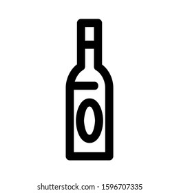 wine icon isolated sign symbol vector illustration - high quality black style vector icons
