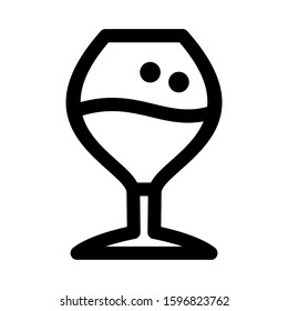 wine icon isolated sign symbol vector illustration - high quality black style vector icons
