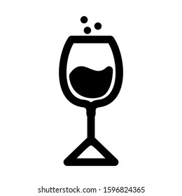 wine icon isolated sign symbol vector illustration - high quality black style vector icons
