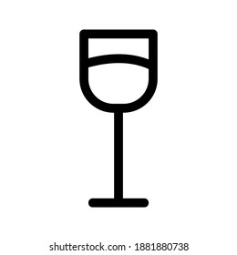 Wine icon or logo isolated sign symbol vector illustration - high quality black style vector icons
