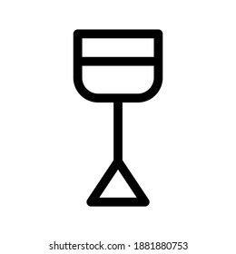 Wine icon or logo isolated sign symbol vector illustration - high quality black style vector icons
