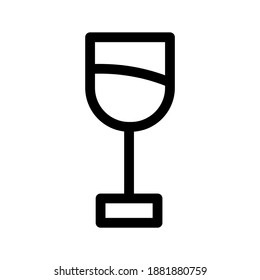 Wine icon or logo isolated sign symbol vector illustration - high quality black style vector icons
