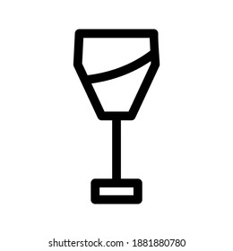 Wine icon or logo isolated sign symbol vector illustration - high quality black style vector icons
