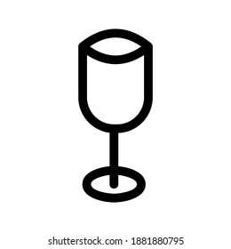 Wine icon or logo isolated sign symbol vector illustration - high quality black style vector icons
