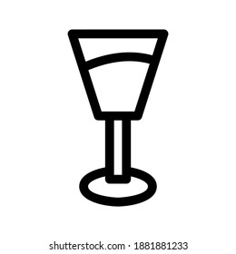 Wine icon or logo isolated sign symbol vector illustration - high quality black style vector icons
