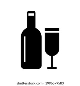 wine icon or logo isolated sign symbol vector illustration - high quality black style vector icons
