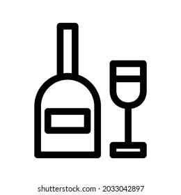 wine icon or logo isolated sign symbol vector illustration - high quality black style vector icons
