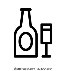 wine icon or logo isolated sign symbol vector illustration - high quality black style vector icons
