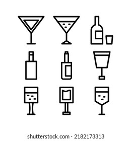 wine icon or logo isolated sign symbol vector illustration - Collection of high quality black style vector icons

