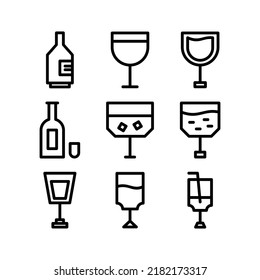 wine icon or logo isolated sign symbol vector illustration - Collection of high quality black style vector icons
