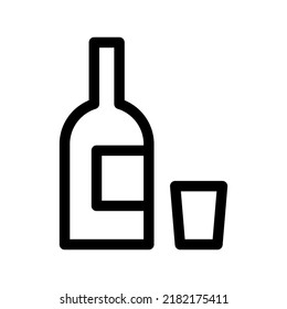 wine icon or logo isolated sign symbol vector illustration - high quality black style vector icons
