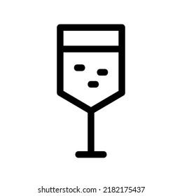 wine icon or logo isolated sign symbol vector illustration - high quality black style vector icons
