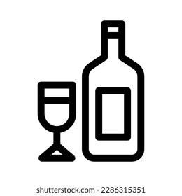 wine icon or logo isolated sign symbol vector illustration - high quality black style vector icons
