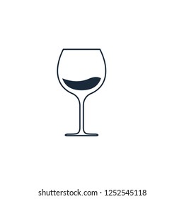 wine icon symbol logo template