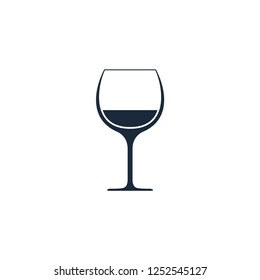 wine icon symbol logo template