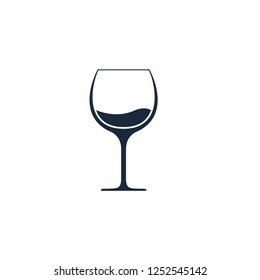 wine icon symbol logo template