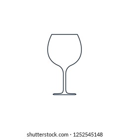 wine icon symbol logo template