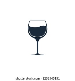 wine icon symbol logo template