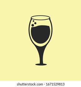 Wine icon symbol VECTOR EPS