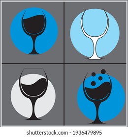 Wine icon symbol.  vector illustration eps 10