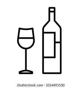 Wine Icon Vecor