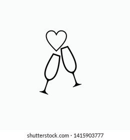 wine icon vector illustration isolated