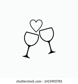 wine icon vector illustration isolated