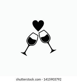 wine icon vector illustration isolated