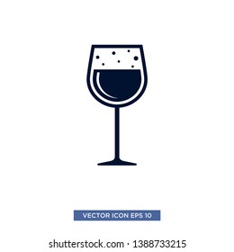 wine icon vector illustration template