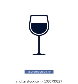 wine icon vector illustration template