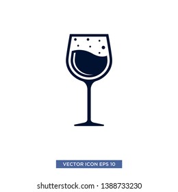 wine icon vector illustration template