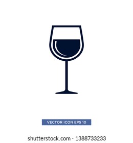wine icon vector illustration template