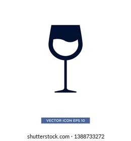 wine icon vector illustration template