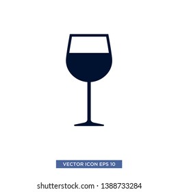 wine icon vector illustration template