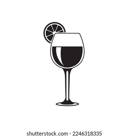 wine icon vector illustration template