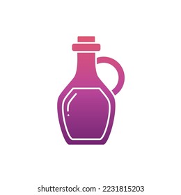 wine icon vector image with white background
