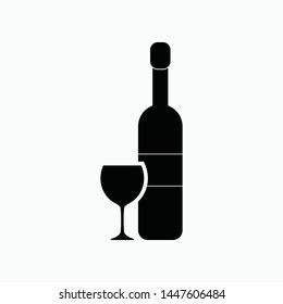 wine icon vector sign symbol