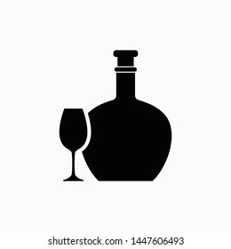 wine icon vector sign symbol